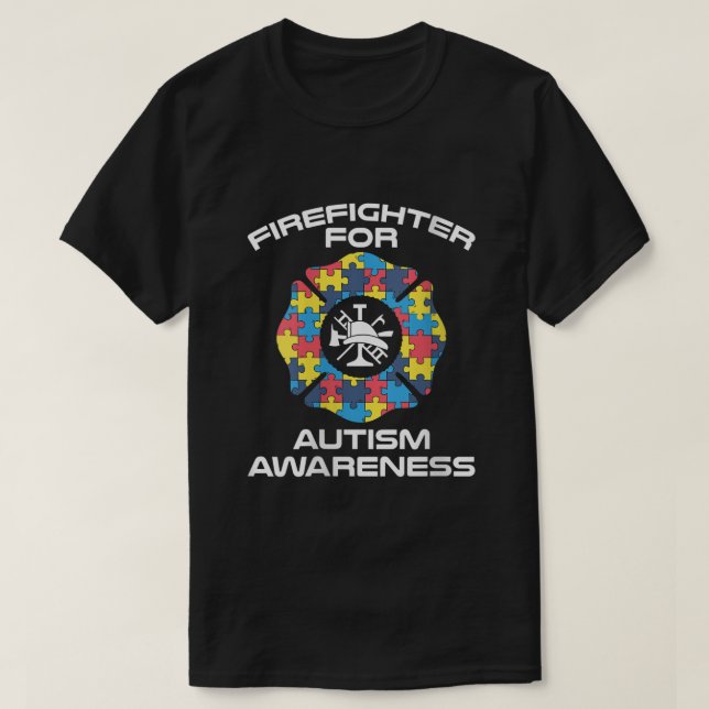 Camiseta Las mujeres bomberas se portan con el atuendo de a (Diseño del anverso)