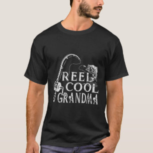 Camiseta Las mujeres carretan Guay Abuela pescando retro vi