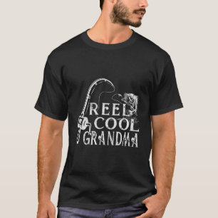 Camiseta Las mujeres carretan Guay Abuela pescando retro vi