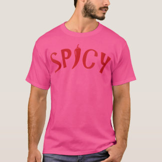 Camiseta Las Mujeres Chica picante Caliente Como Pimienta B