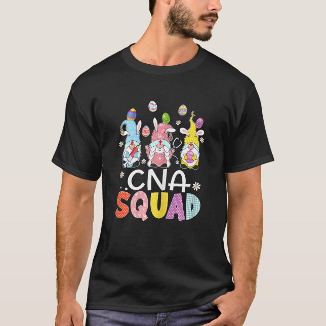 Camiseta Las Mujeres Cna Squad Bunny Gnome Rabbit Caza De H (Anverso)