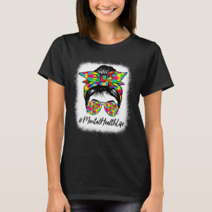 Camiseta Las mujeres con armas en la salud mental apoyan la