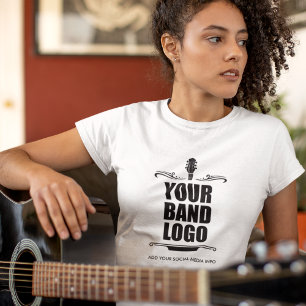 Camiseta Las mujeres con el logotipo de la banda