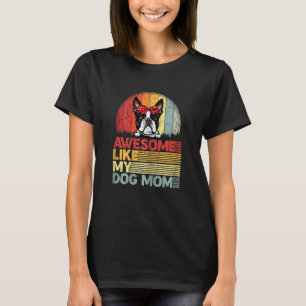 Camiseta Las mujeres con problemas en Boston terrier asombr