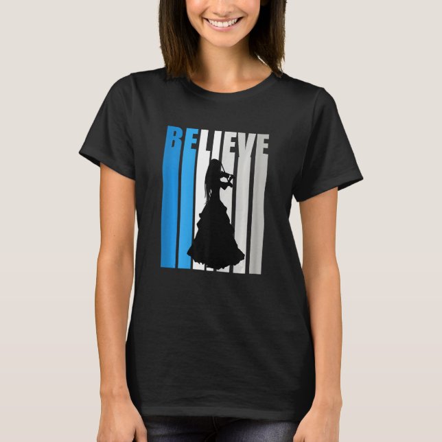 Camiseta Las Mujeres Creen Que A Violin Le Encanta El Jugad (Anverso)