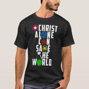Camiseta Las mujeres cristianas Jesucristo pueden salvar al
