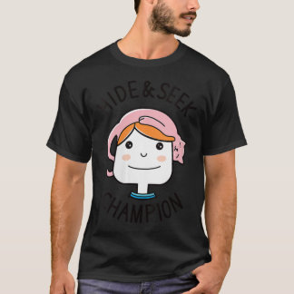 Camiseta Las Mujeres Cuidan A Un Gato Divertido Esconde Y B