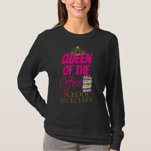 Camiseta Las Mujeres Cutan A La Reina De La Oficina De La S