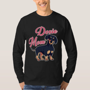 Camiseta Las mujeres cute Dachshund I Doxie Mom