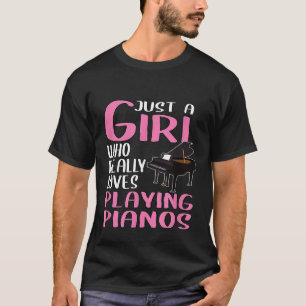 Camiseta Las mujeres dan solamente un Chica que ama mucho j