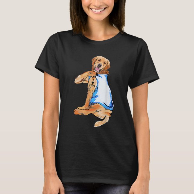 Camiseta Las mujeres dan un tatuaje de perro que me encanta (Anverso)