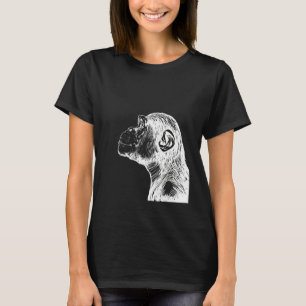 Camiseta Las mujeres de amor de color chimpancé se ríen de 