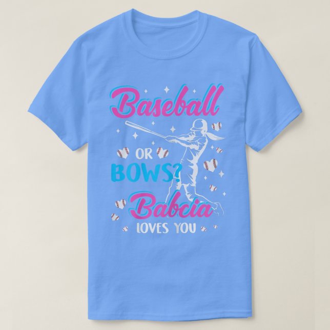 Camiseta Las Mujeres De Béisbol O Bocas Babcia Te Ama El Gé (Diseño del anverso)