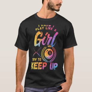 Camiseta Las mujeres de Billiard regalan un equipo como una