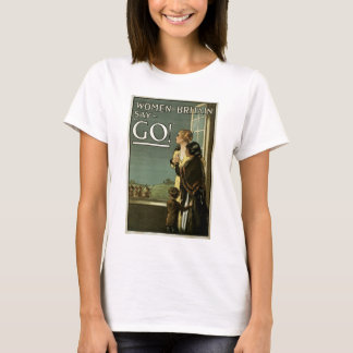 Camiseta ¡Las mujeres de Gran Bretaña dicen VAN!