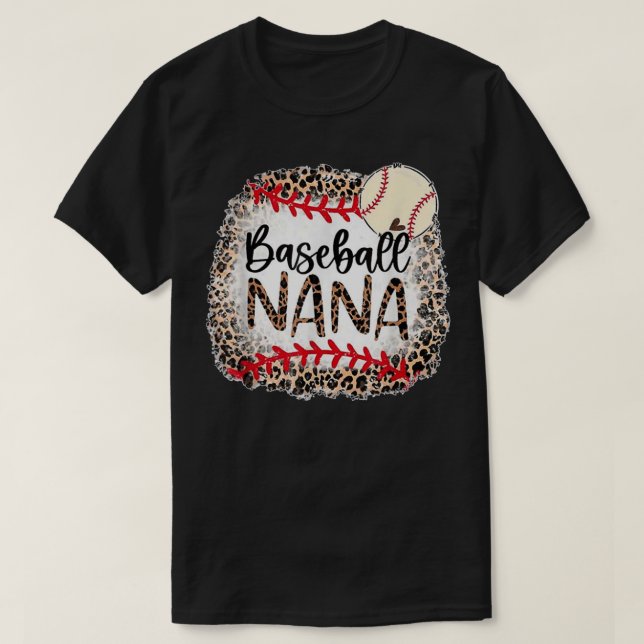 Camiseta Las mujeres de la abuela de la béisbol Nana celebr (Diseño del anverso)