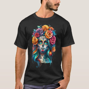 Camiseta Las mujeres de La Catrina Dia De Los Muertos Latin