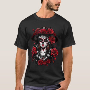 Camiseta Las mujeres de La Catrina Dia De Los Muertos Latin