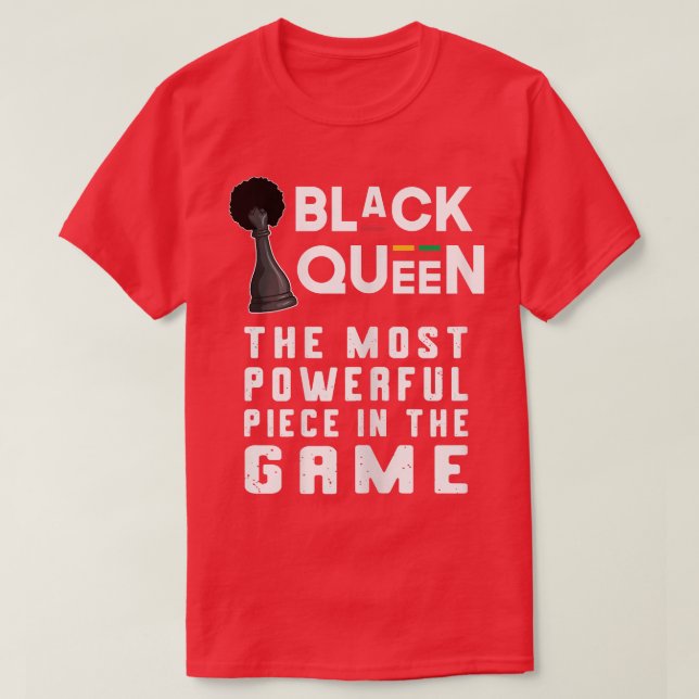 Camiseta Las mujeres de la reina negra eligen a los más pod (Diseño del anverso)
