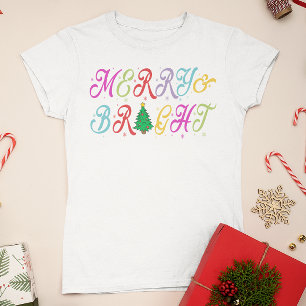 Camiseta Las mujeres de los árboles de navidad de colores v