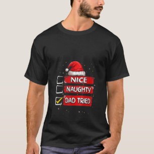 Camiseta Las mujeres de Niza, papá trenzado lista de Navida