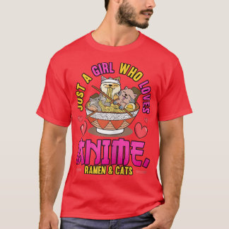Camiseta Las mujeres de Otaku son solo una Chica que ama a 