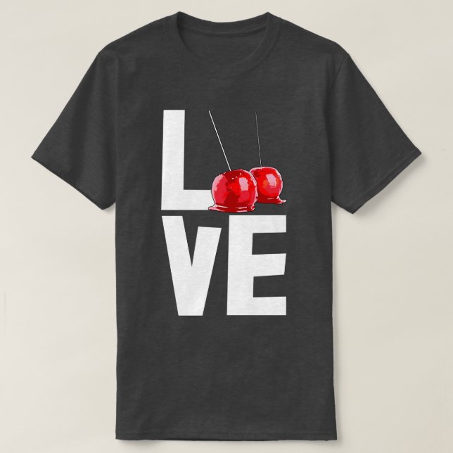 Camiseta Las mujeres de postre de dulzura de manzana dulce  (Diseño del anverso)