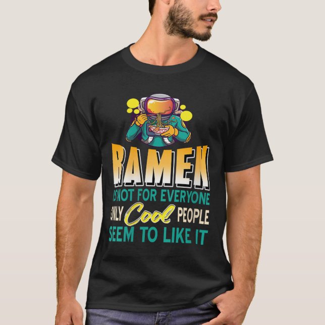 Camiseta Las mujeres de Ramen solo aman al astronauta espac (Anverso)