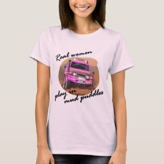 Camiseta Las mujeres de verdad juegan en los regalos de cha