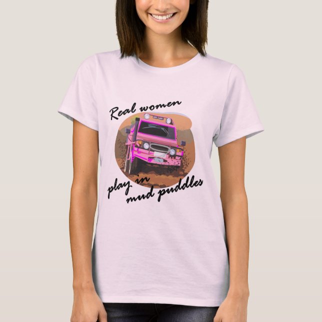 Camiseta Las mujeres de verdad juegan en los regalos de cha (Anverso)