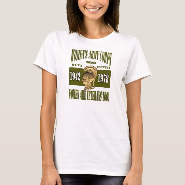 Camiseta ¡Las mujeres del cuerpo del ejército de las (Anverso)