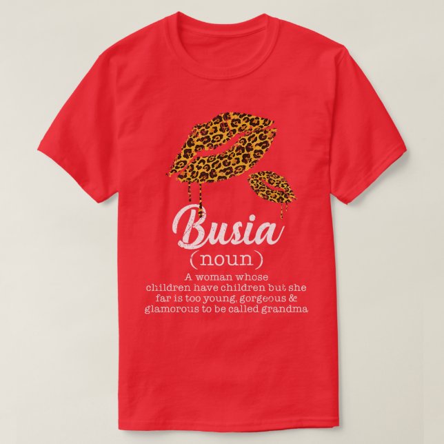 Camiseta Las mujeres del leopardo de Busia se unen a una ab (Diseño del anverso)