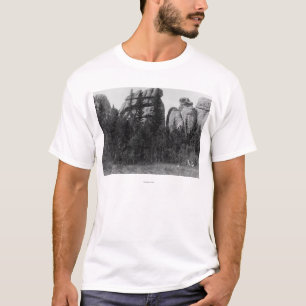 Camiseta Las mujeres delante del lago Harney enarbolan la