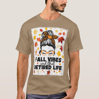 Camiseta Las mujeres desordenadas bun caen vibraciones y es