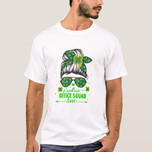 Camiseta Las mujeres desordenadas Bun Life Hair Luckiest Of