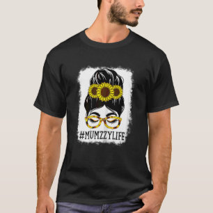 Camiseta Las mujeres desordenadas Bun Mumzzy Life Abuela Su