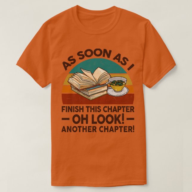 Camiseta Las Mujeres Divertidas Leyendo Tan Pronto Como Ter (Diseño del anverso)