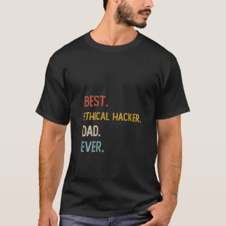 Camiseta Las mujeres divertidas papá mejor hacker ético pap
