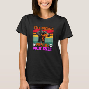 Camiseta Las mujeres Doberman Mascota Perro Dueño Mejor Dob