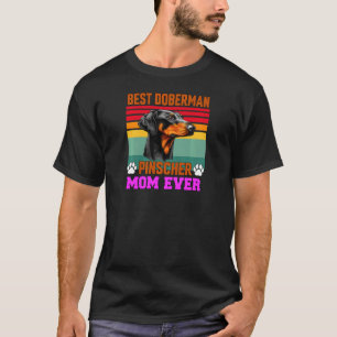 Camiseta Las mujeres Doberman Mascota Perro Dueño Mejor Dob