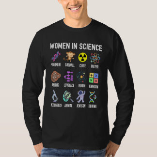 Camiseta Las Mujeres En La Ciencia - Empoderamiento De Las