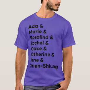 Camiseta Las Mujeres En La Historia De La Ciencia Matizan E
