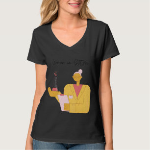 Camiseta Las Mujeres En La Vestimenta Científica Para El Fe