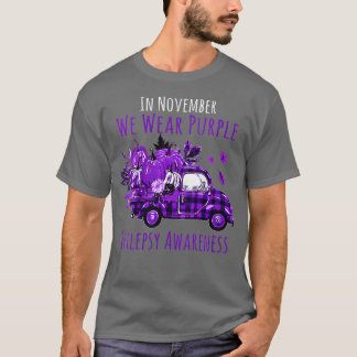 Camiseta Las Mujeres En Noviembre Usamos Epilepsia De Camió