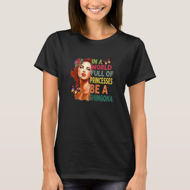 Camiseta Las Mujeres En Un Mundo Lleno De Princesas Sean Ch (Anverso)