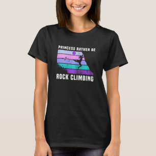 Camiseta Las Mujeres Escalan Como La Princesa Retro Chica D