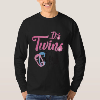 Camiseta Las Mujeres Esperan A Los Bebés Gemelos, Mamá, Soy
