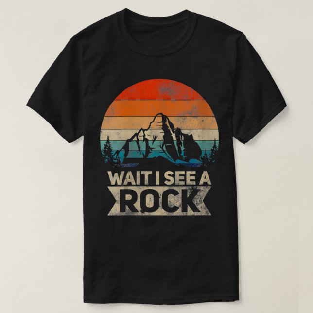 Camiseta Las Mujeres Esperan Que Veo Una Idea Geóloga Diver (Diseño del anverso)