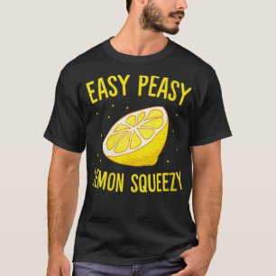 Camiseta Las mujeres fácil Peasy Lemon Squeezy Funny Lemon 