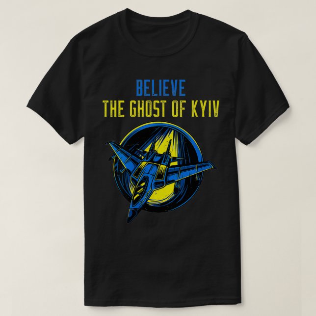 Camiseta Las mujeres fantasmas de Kiev creen que Ucrania es (Diseño del anverso)